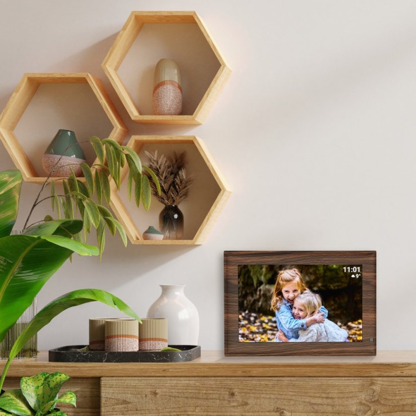 TFA 37.1001.08 - digitální fotorámeček s aplikací FRAMEO