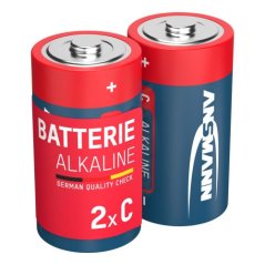 Ansmann - baterie alkalická C - 1,5V - typ LR 14 - sada 2 ks