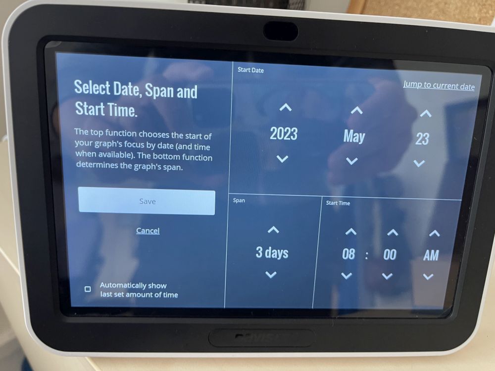 Displej Weatherlink konzole