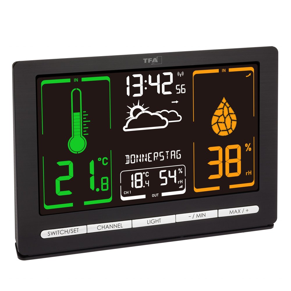 Meteostanice s barevným displejem TFA 35.1132.01 METEOCHROME