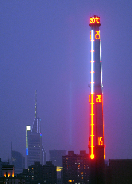 Nejvyšší teploměr World Expo Šanghaj Shanghai